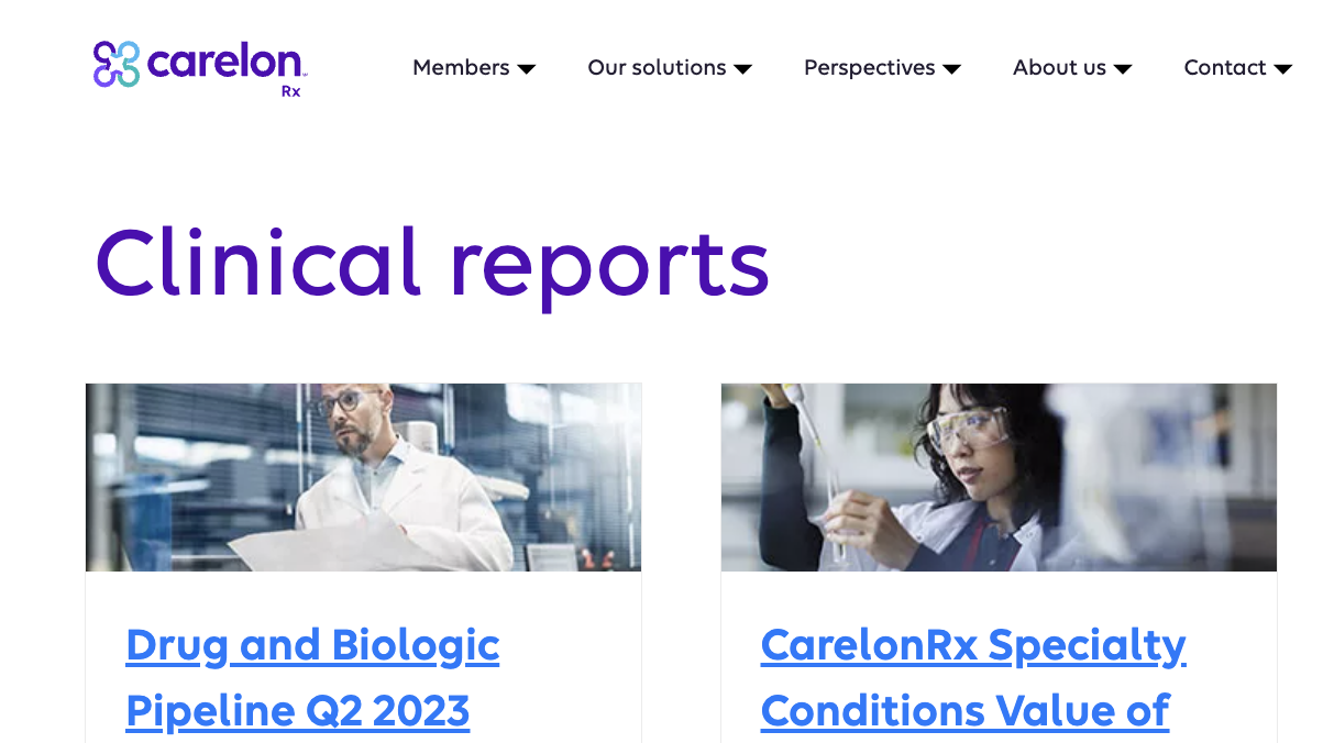 CarelonRx-Clinical-Reports