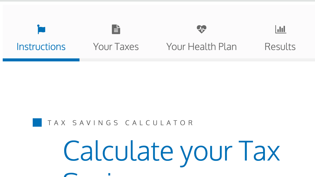 HSAFSA-Tax-Savings-calculator